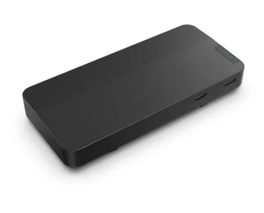 Lenovo USB-C Dual Display Travel Dock with 100W Adapter_UK