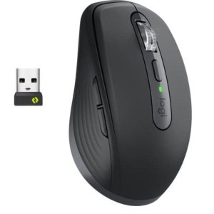 Logitech MX Anywhere 3S Bluetooth Rechargeable Mouse - Graphite - 910-006929