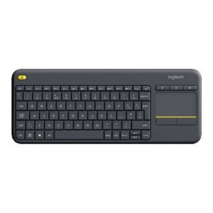 Logitech K400 Plus Wireless Keyboard with Touchpad - Black - 920-007145