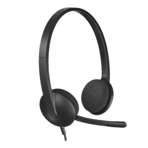 Logitech H340 USB-A Headset with Noise Cancelling Mic - Black - 981-000475