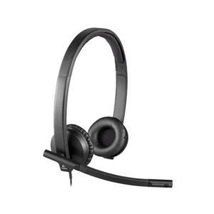 Logitech H570e Stereo USB-A Headset with Noise Cancelling Mic - Black - 981-000575