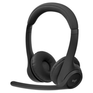 Logitech Zone 300 Bluetooth Headset with Noise Cancelling Mic - Midnight Black - 981-001407