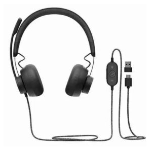 Logitech Zone Wired Headset with Noise-Cancelling Mic (UC version) - 981-000875
