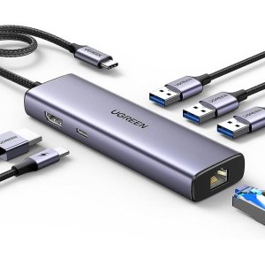 UGREEN 6-in-1 USB-C Multifunction Adapter - CM512