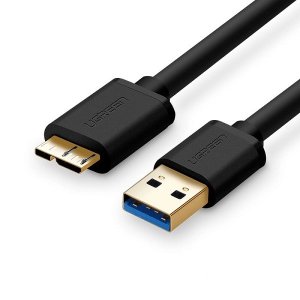 UGREEN USB-A 3.0 to Micro USB 3.0 Male Cable 1m Black - US130