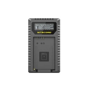 Nitecore UCN5 dual-slot USB-C QC charger for Canon LP-E17