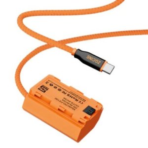 ZGCINE USB-C PD to FZ-100 Dummy Battery Cable (braided wire)