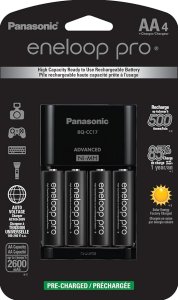PANASONIC ENELOOP BATTERIES AND CHARGER