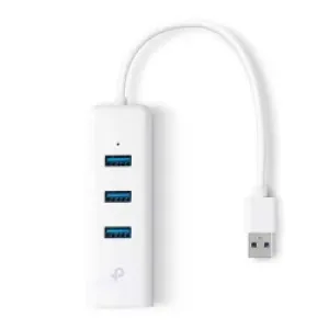 TP-Link USB 3.0 to 3-Port Hub & Gigabit Ethernet Adapter  - TL-UE330