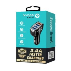 Scooper Smart SCC-08 Car Charger 3.4A