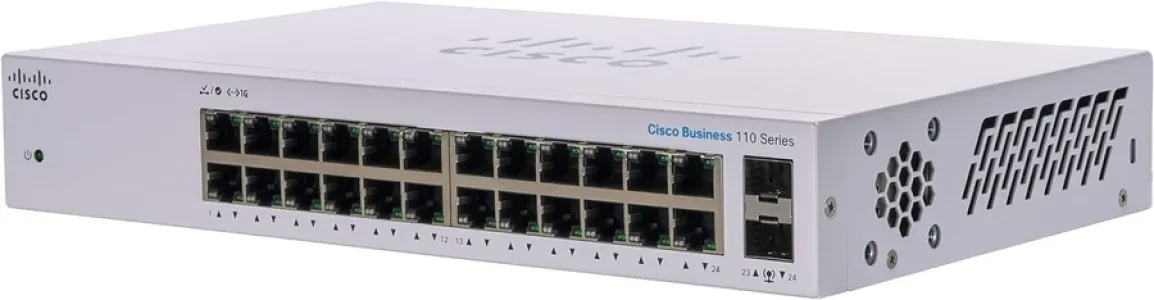 Cisco CBS110-24T-UK Unmanaged 24-Port Gigabit Switch Non-PoE