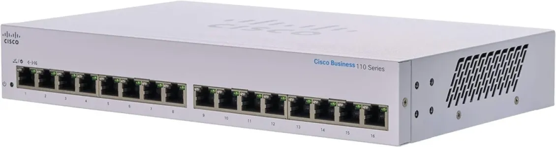 Cisco CBS110-16T-UK 16-Port Gigabit Unmanaged Switch