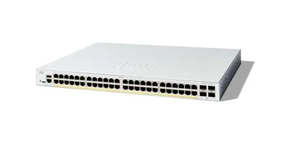 Cisco Catalyst 1300 48-Port PoE Switch with 10G Uplinks