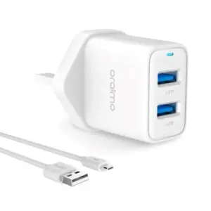 Oraimo OCW-U63D Firefly-2 Dual USB Fast Wall Charger