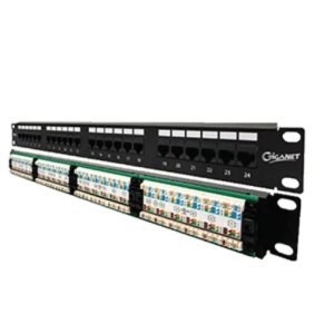 Giganet GN-C6-PP-24 Category 6 UTP 19” 24 Port Patch Panel-GN-C6A-UTP-PP-24