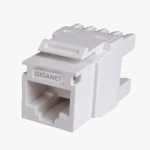 GIGANET Cat6A UTP Keystone Jack