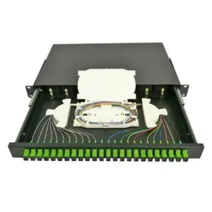 Lightwave LW-ODF-24LC-LOAD-RM Fiber Patch Panel LC 24 Loaded 19-Inch Rack Mount