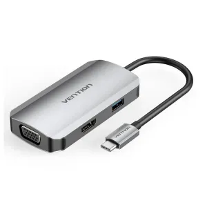 Vention USB-C Multi-Functional 4 in 1 Docking Station VEN-TQAHB