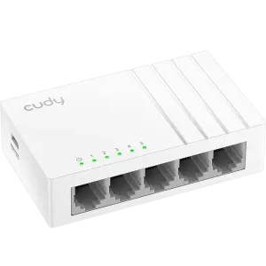 CUDY 5-Port 10/100Mbps Plastic Ethernet Switch 5 x RJ45 Ports Price