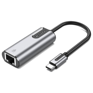 Vention USB-C TO GIGABYTE ETHERNET Adapter 0.15M Gray Aluminum Alloy Type- VEN CFNHB