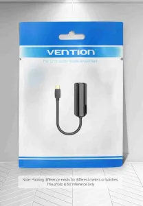 Vention USB-C to 100M Ethernet Adapter 0.15M Black VEN-CFABB